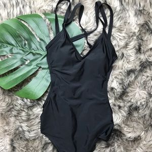NWOT Black one piece swimsuit